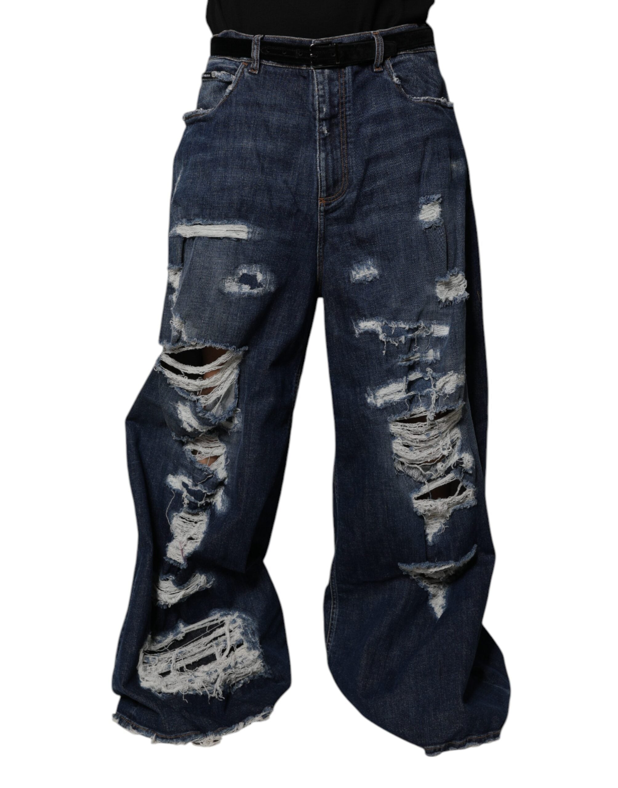 Jean Dolce & Gabbana large bleu foncé