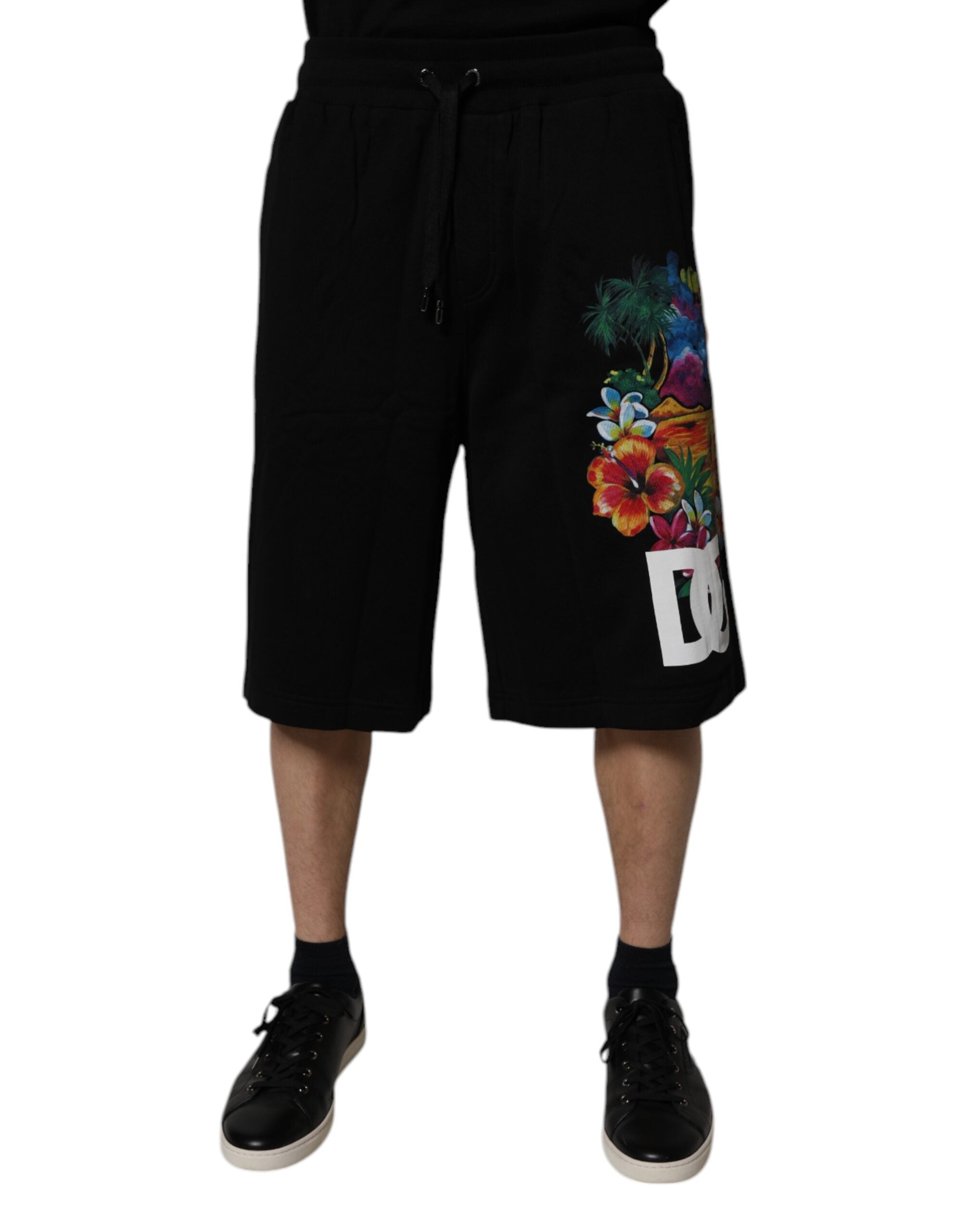 Bermuda Dolce & Gabbana floral noir