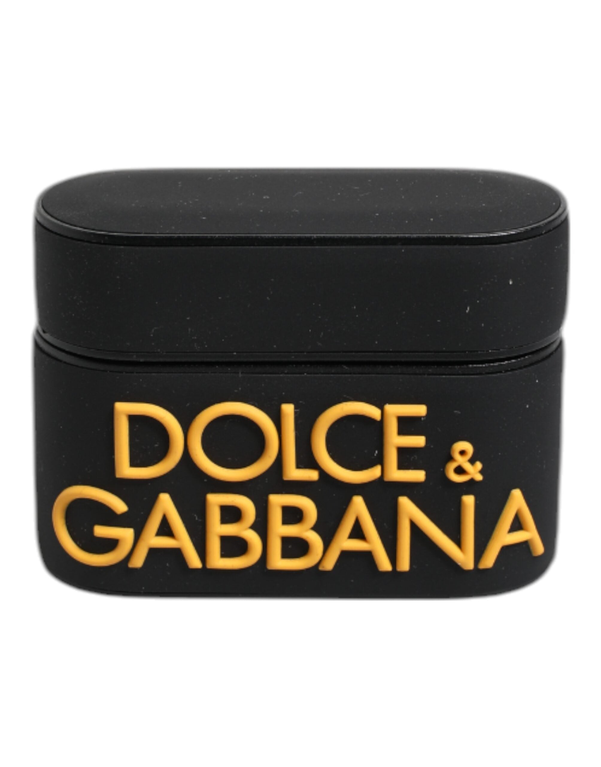 Coque Airpods Dolce & Gabbana noir jaune