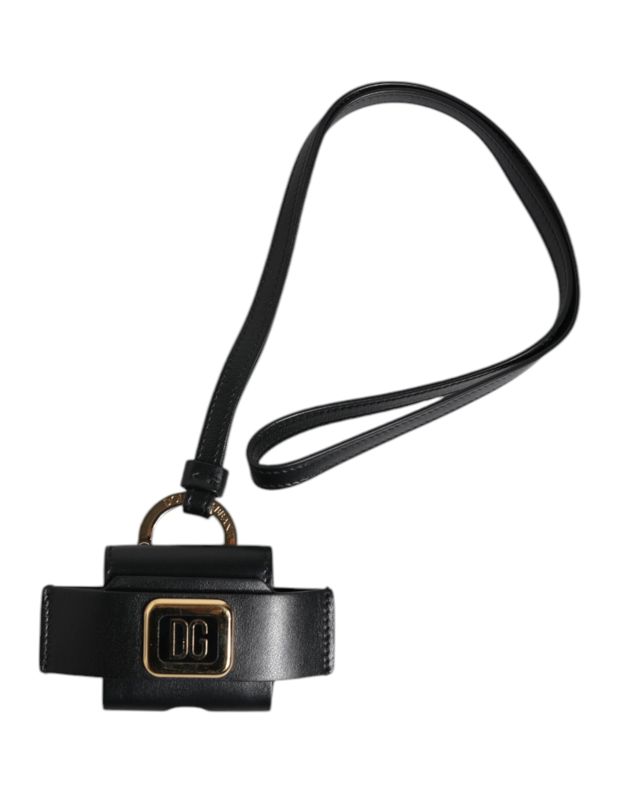 Coque Airpods Dolce & Gabbana noire et or
