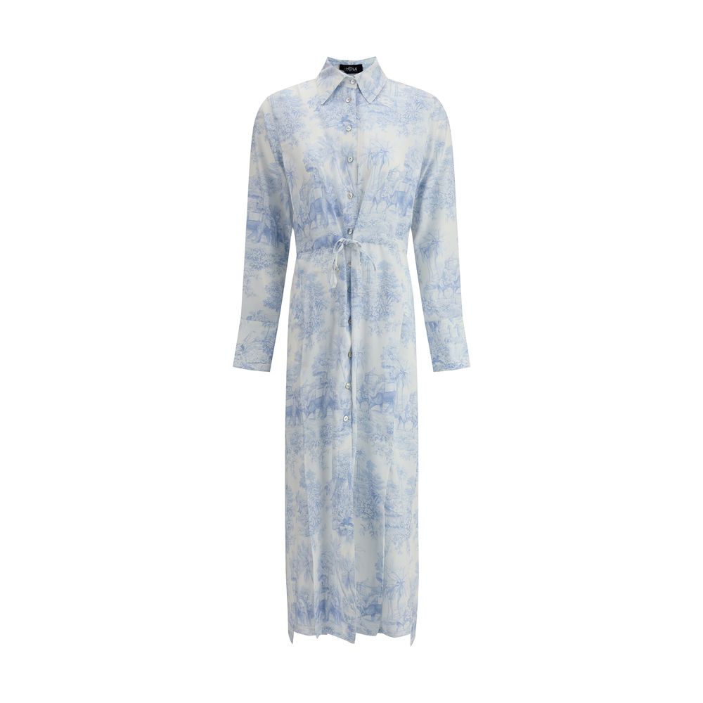 Chemisier Ella Toile de jouy multicolore