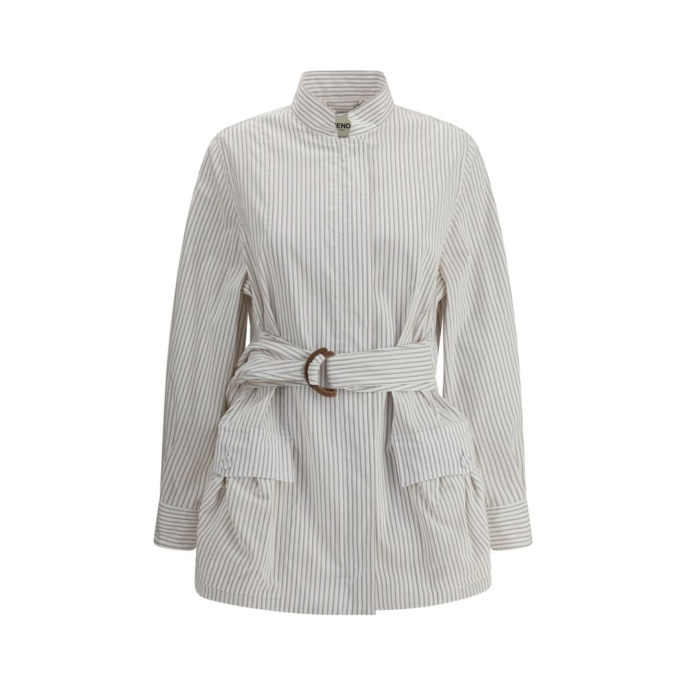 Veste Fendi Striped Shirt rayée