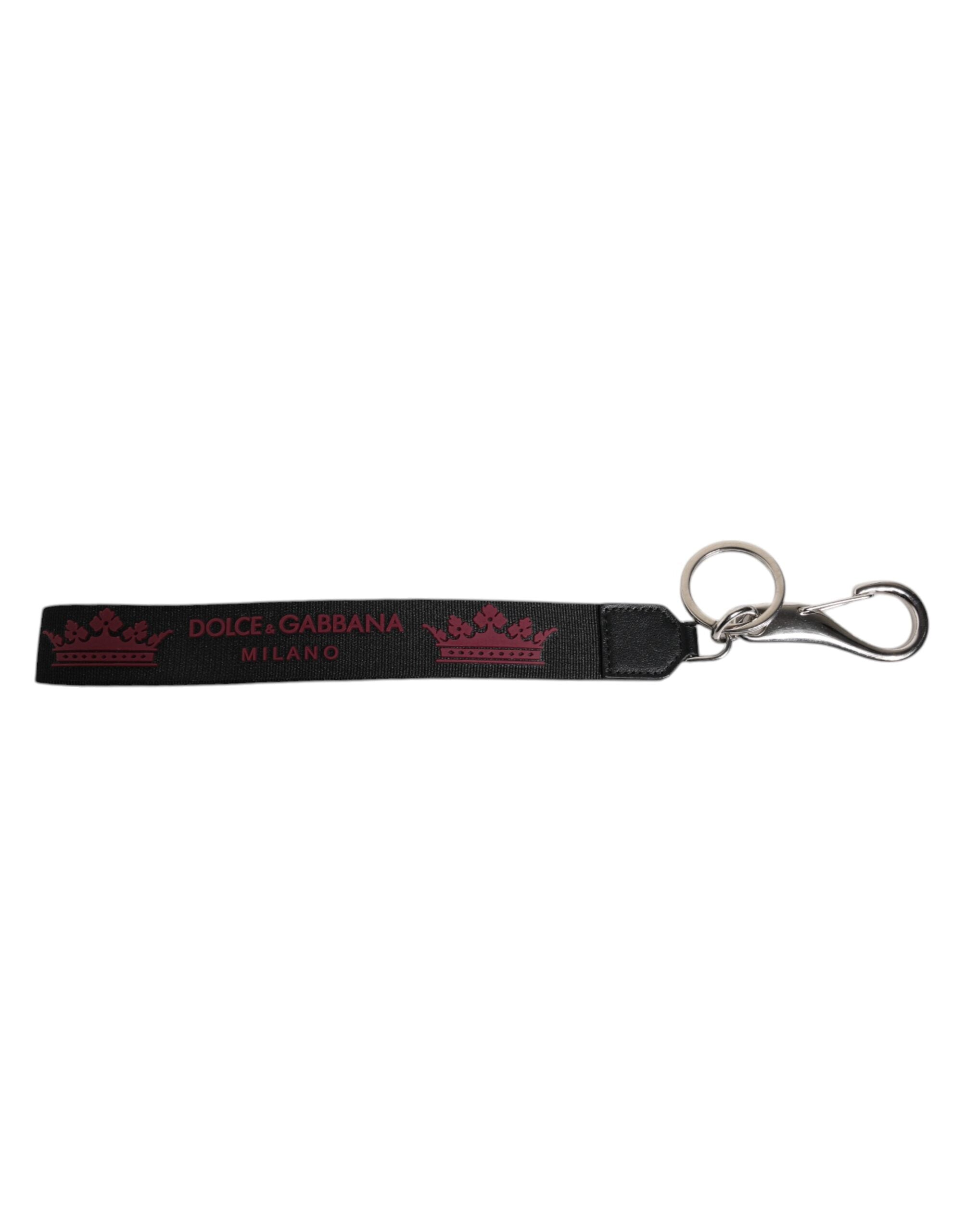 Porte-clés Dolce & Gabbana logo noir