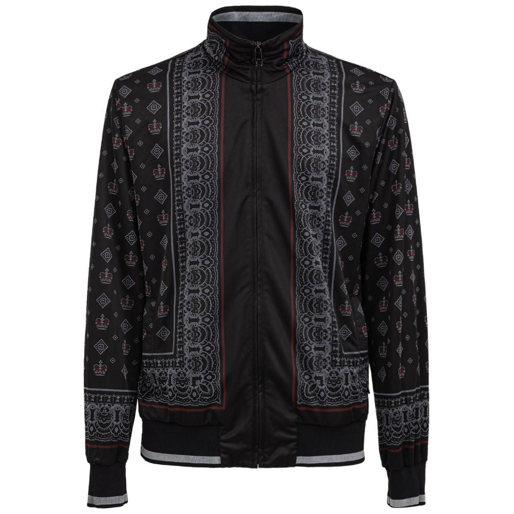 Sweatshirt Dolce & Gabbana Baroque noir