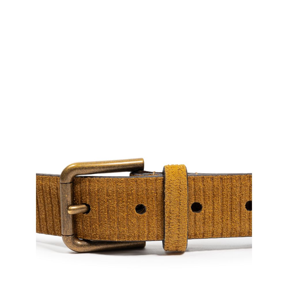 Ceinture Dolce & Gabbana velours marron