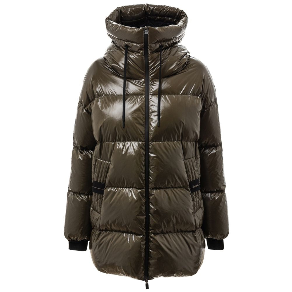 Parka Herno à capuche verte