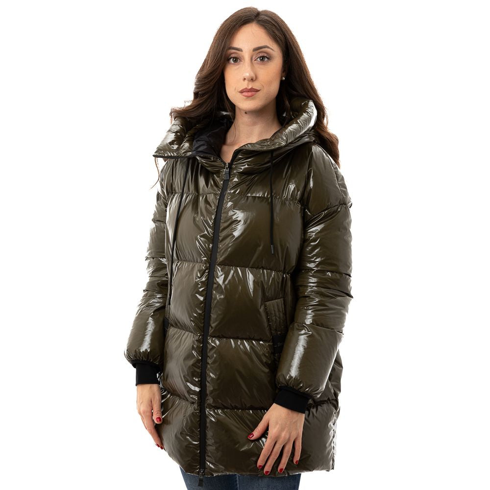 Parka Herno à capuche verte
