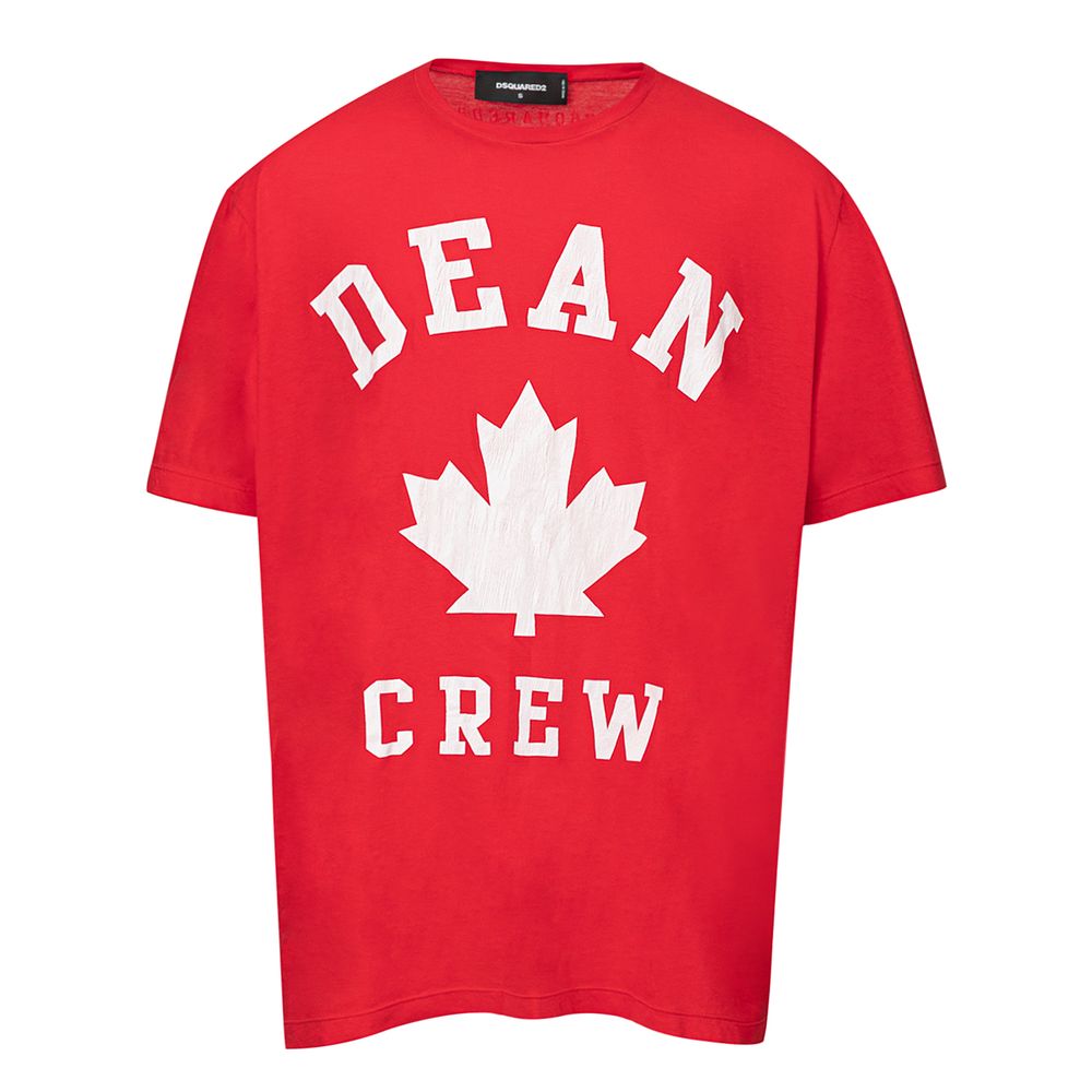 T-shirt Dsquared2 Dean Crew rouge