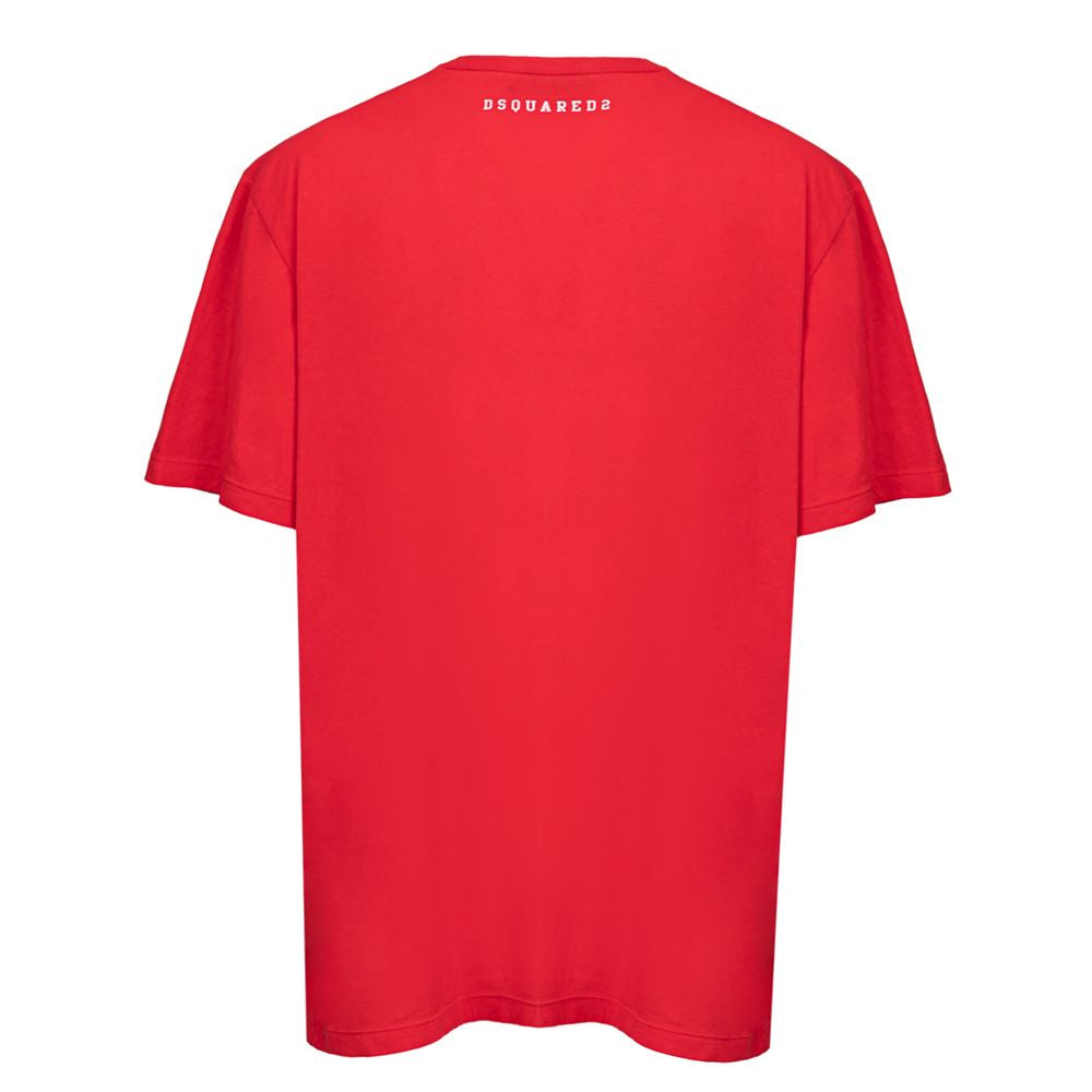 T-shirt Dsquared2 Dean Crew rouge