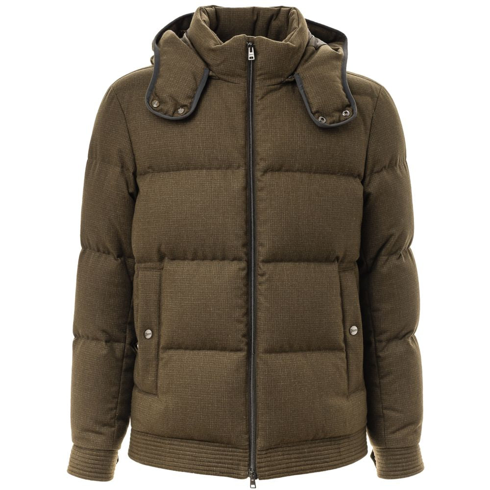 Veste Herno bomber matelassée vert foncé