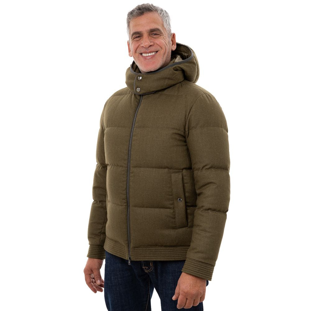 Veste Herno bomber matelassée vert foncé