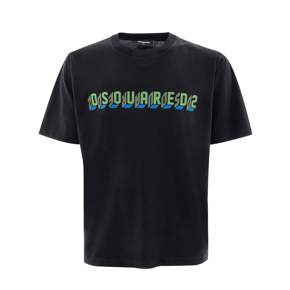 T-Shirt Dsquared2 Over noir avec logo