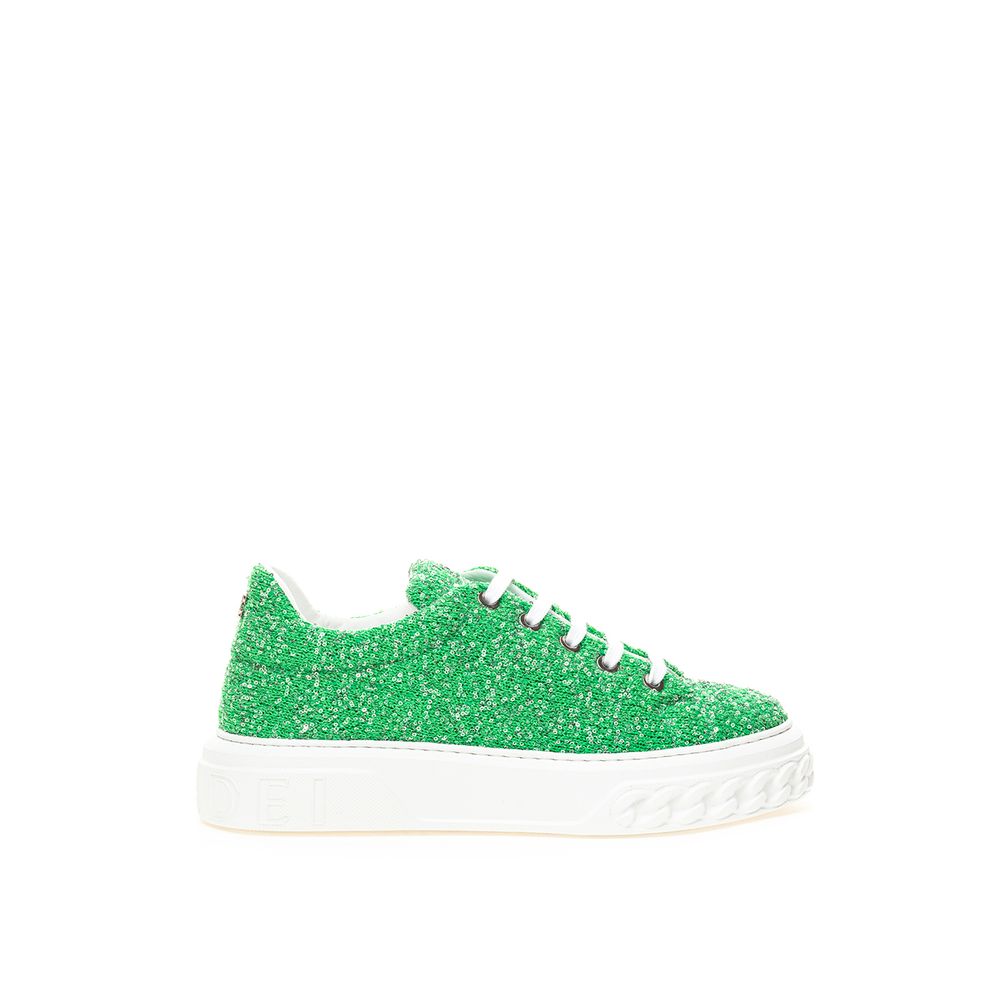 Baskets Casadei modèle inconnu vert émeraude