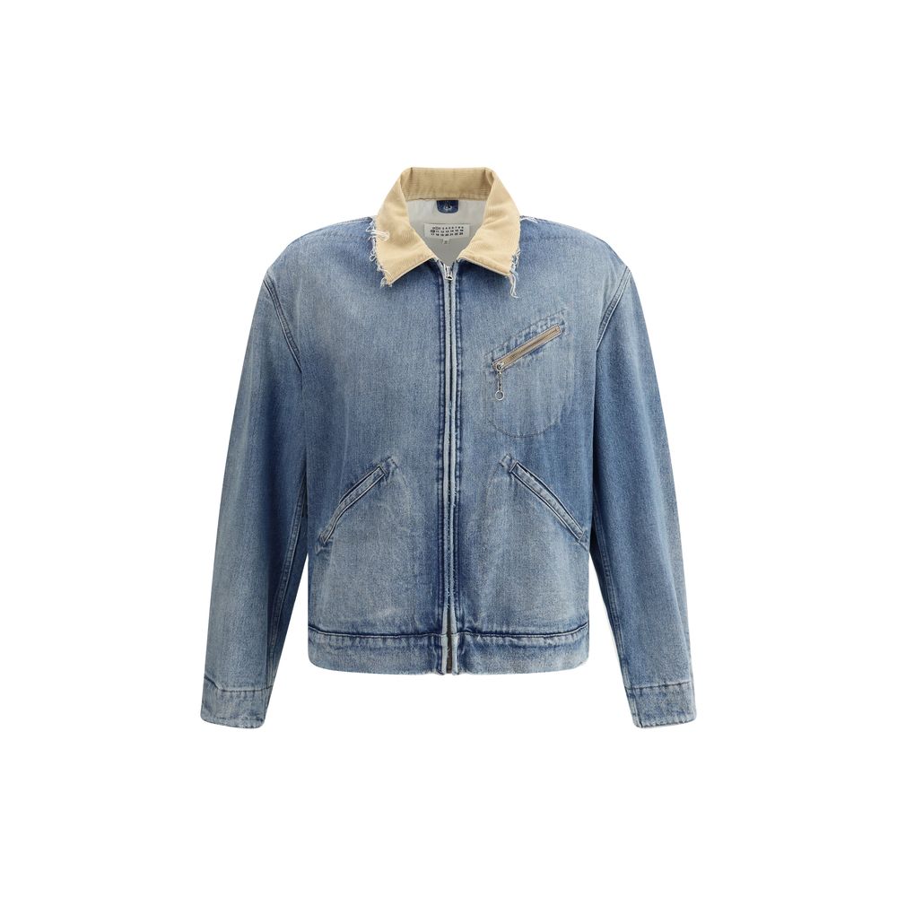 Veste Maison Margiela en denim bleu