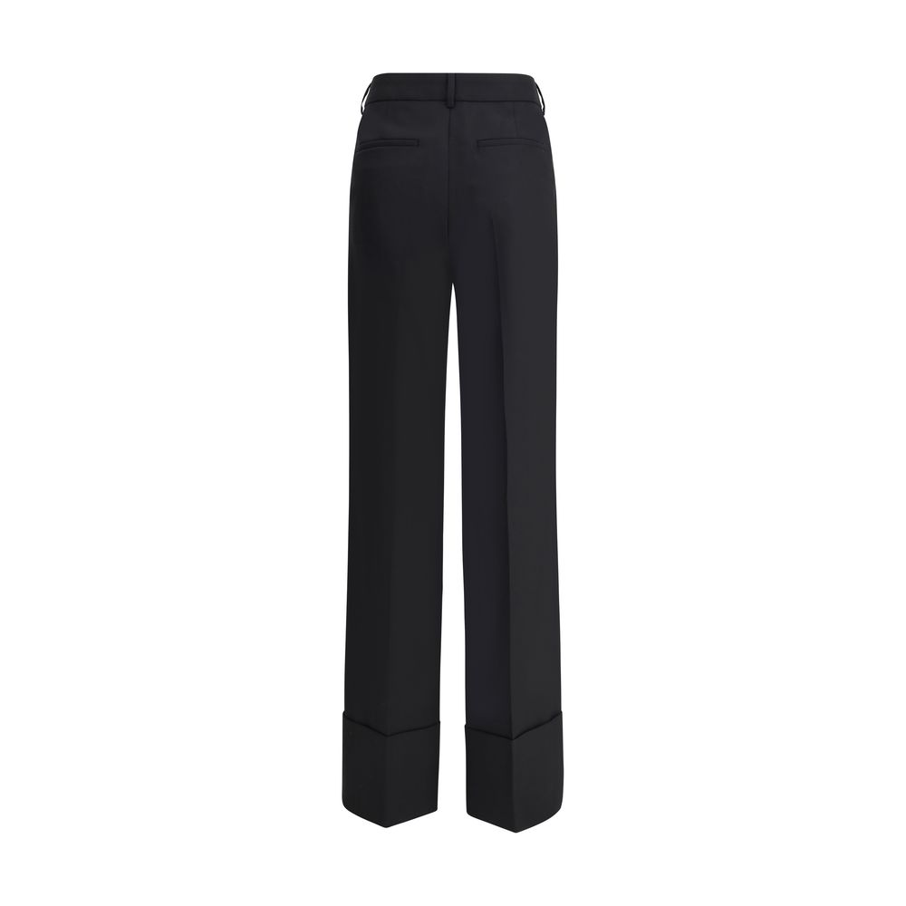 Pantalons Valentino larges noirs