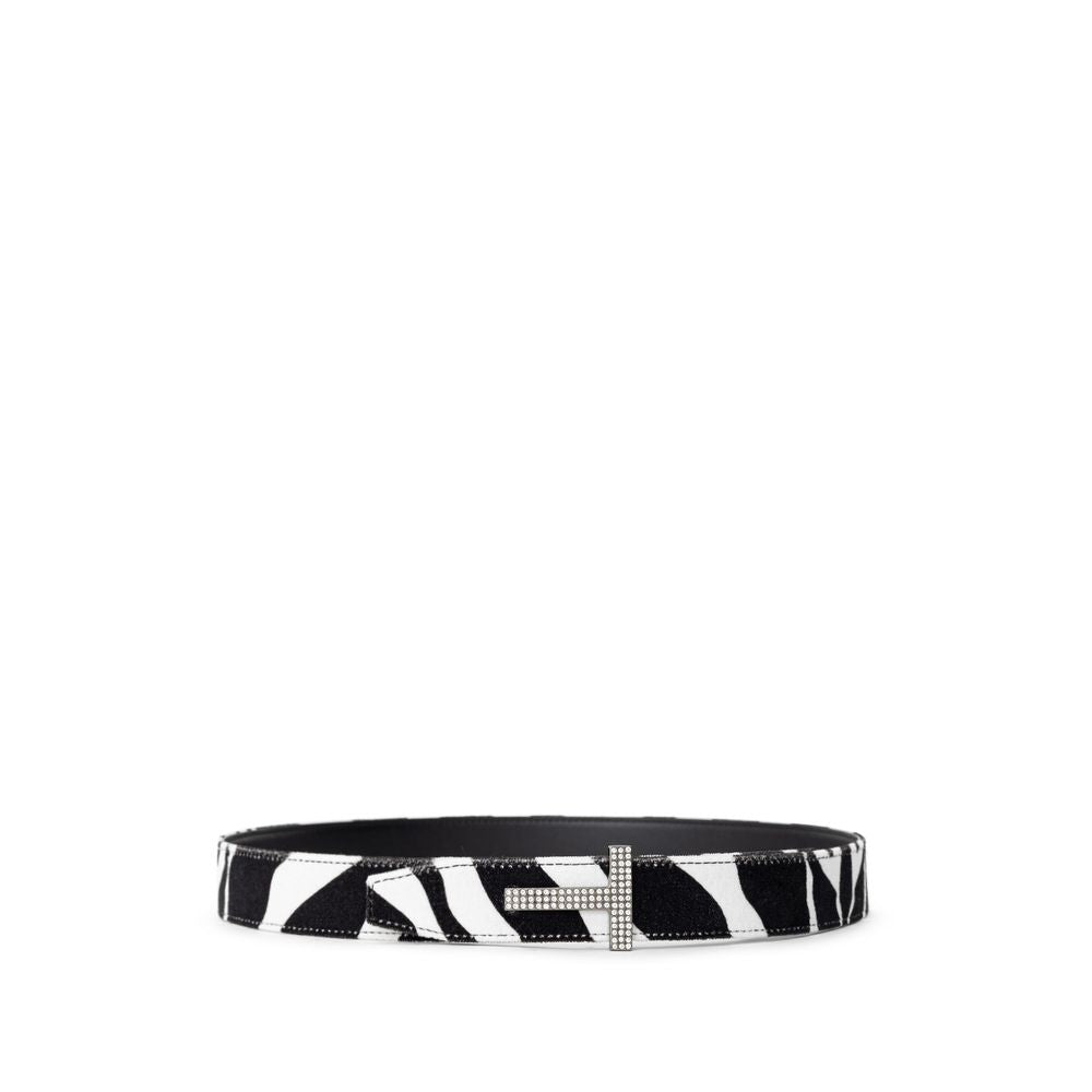 Ceinture Tom Ford WB257TVE076R7NW04 noire et blanche