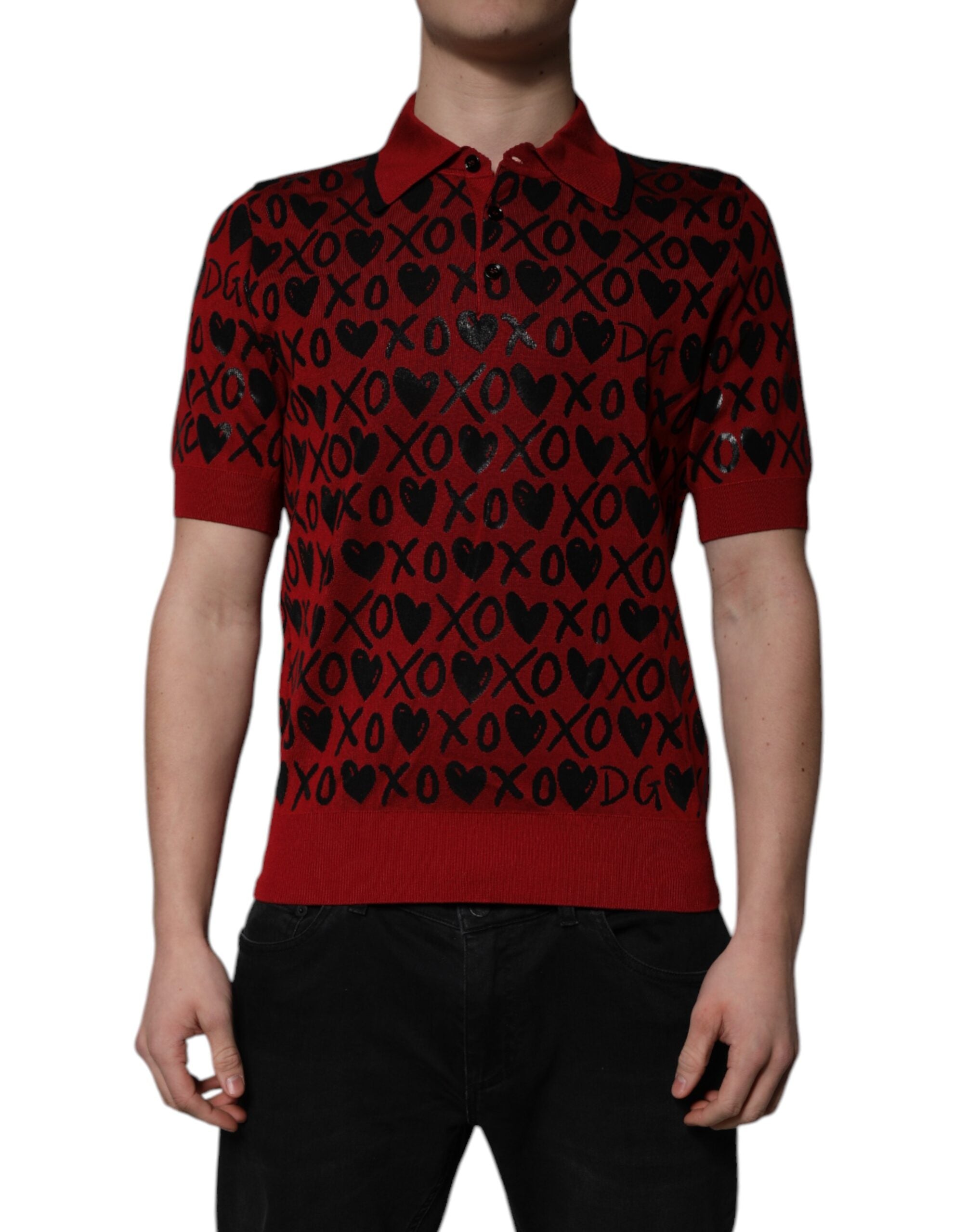 Polo Dolce & Gabbana rouge