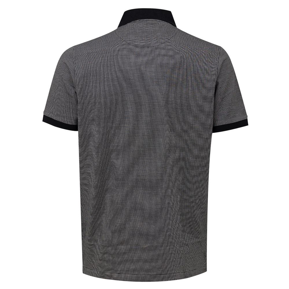 Polo Dunhill jacquard noir