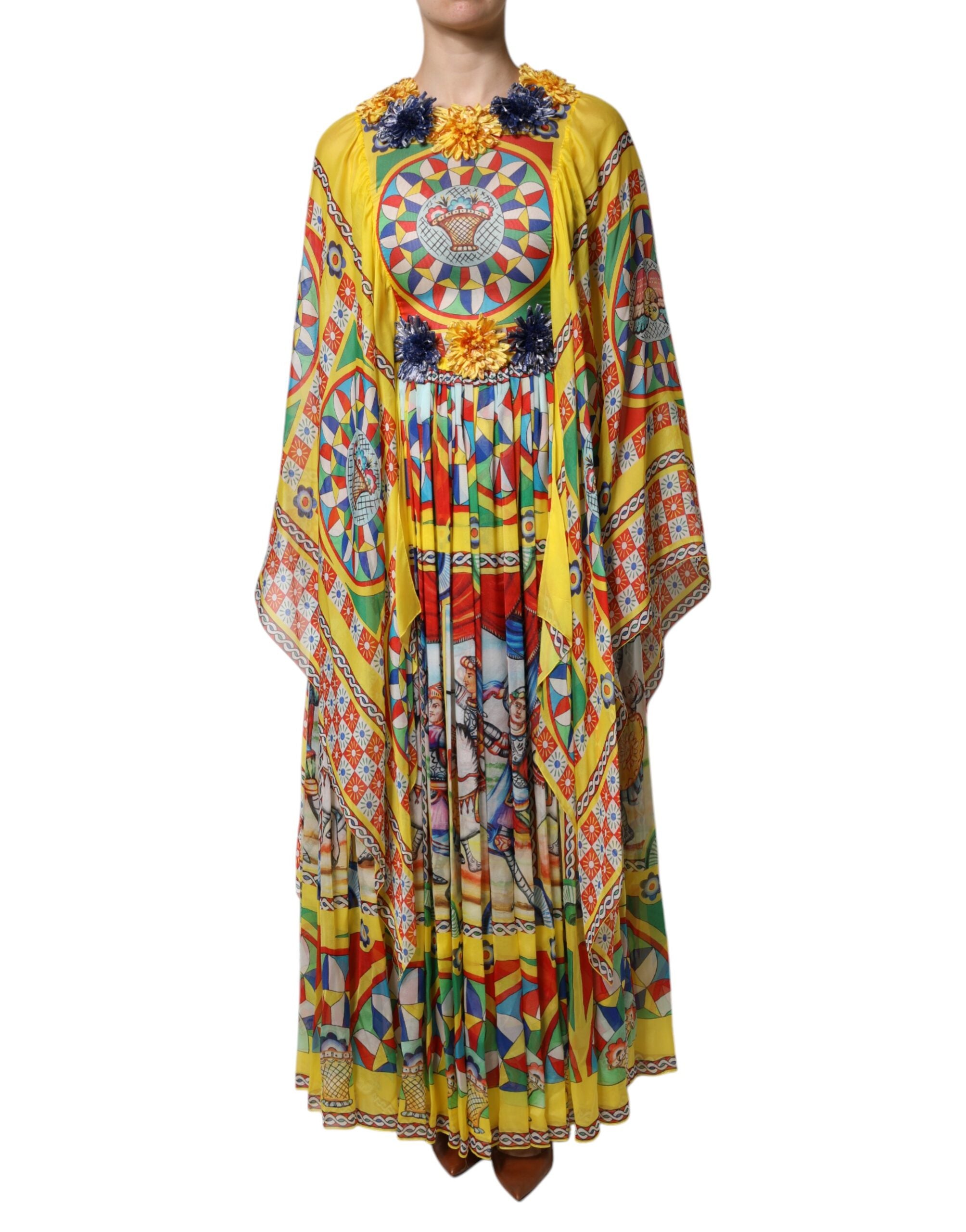 Robe Dolce & Gabbana Kaftan multicolore