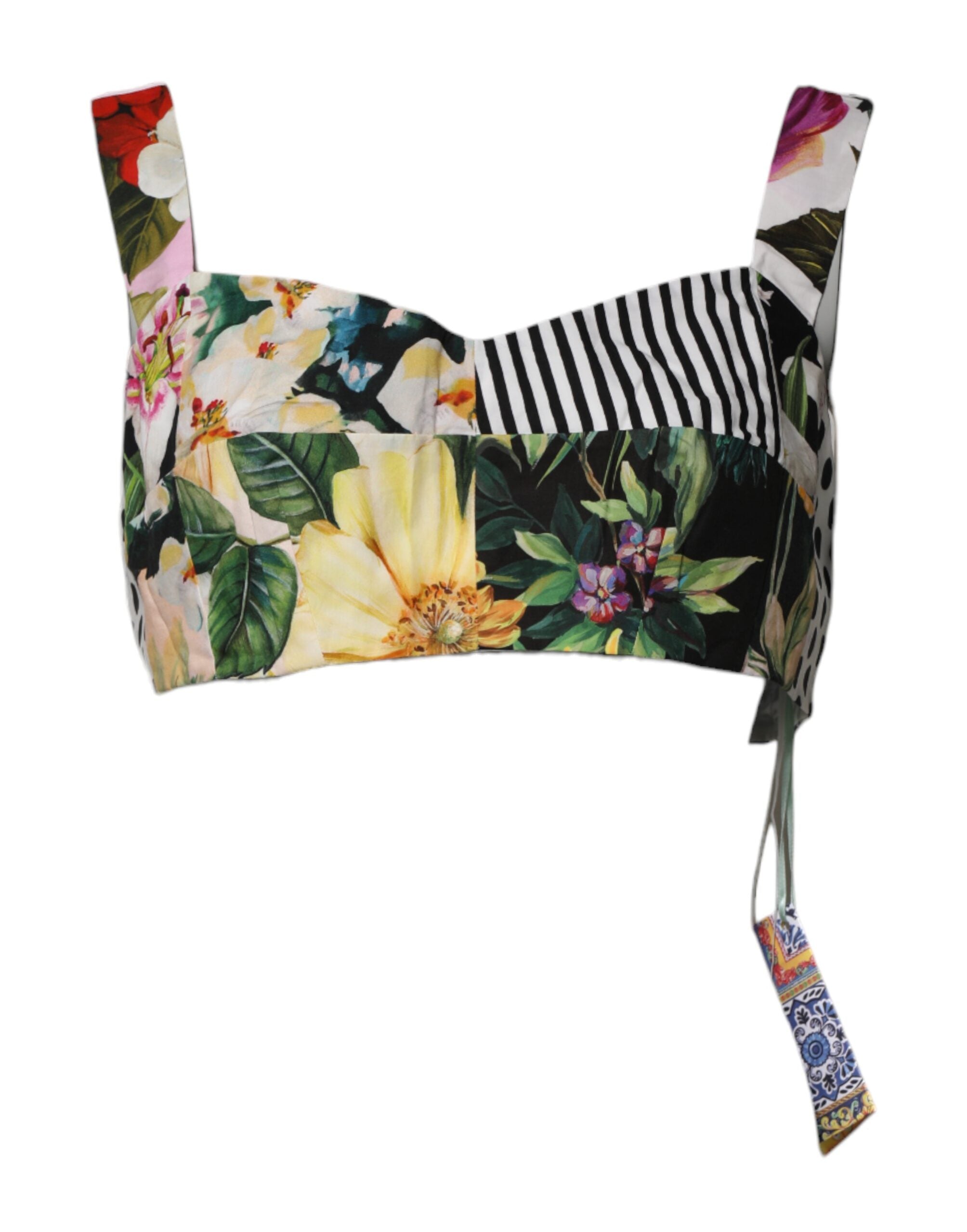 Crop top Dolce & Gabbana multicolore