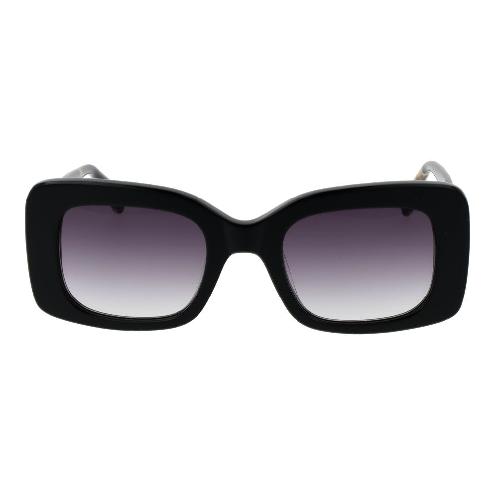 Lunettes de soleil noires violettes