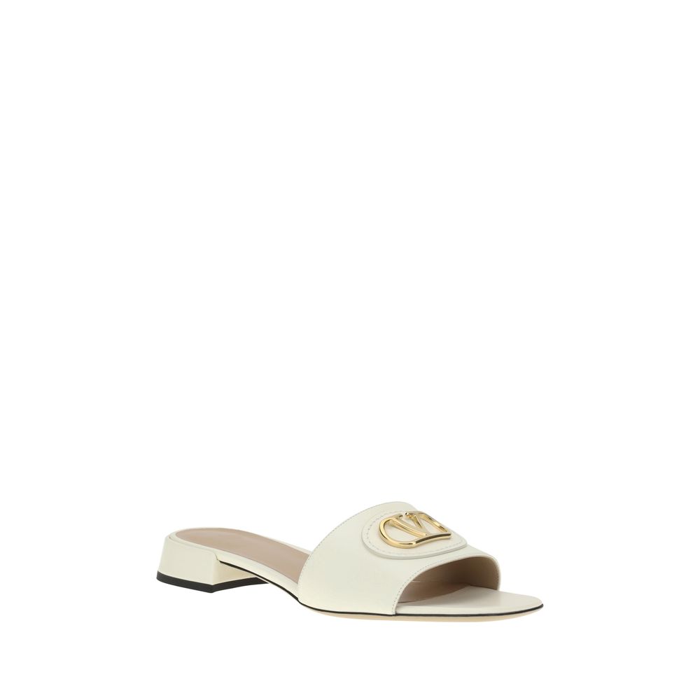Sandales Valentino Garavani Vlogo blanches
