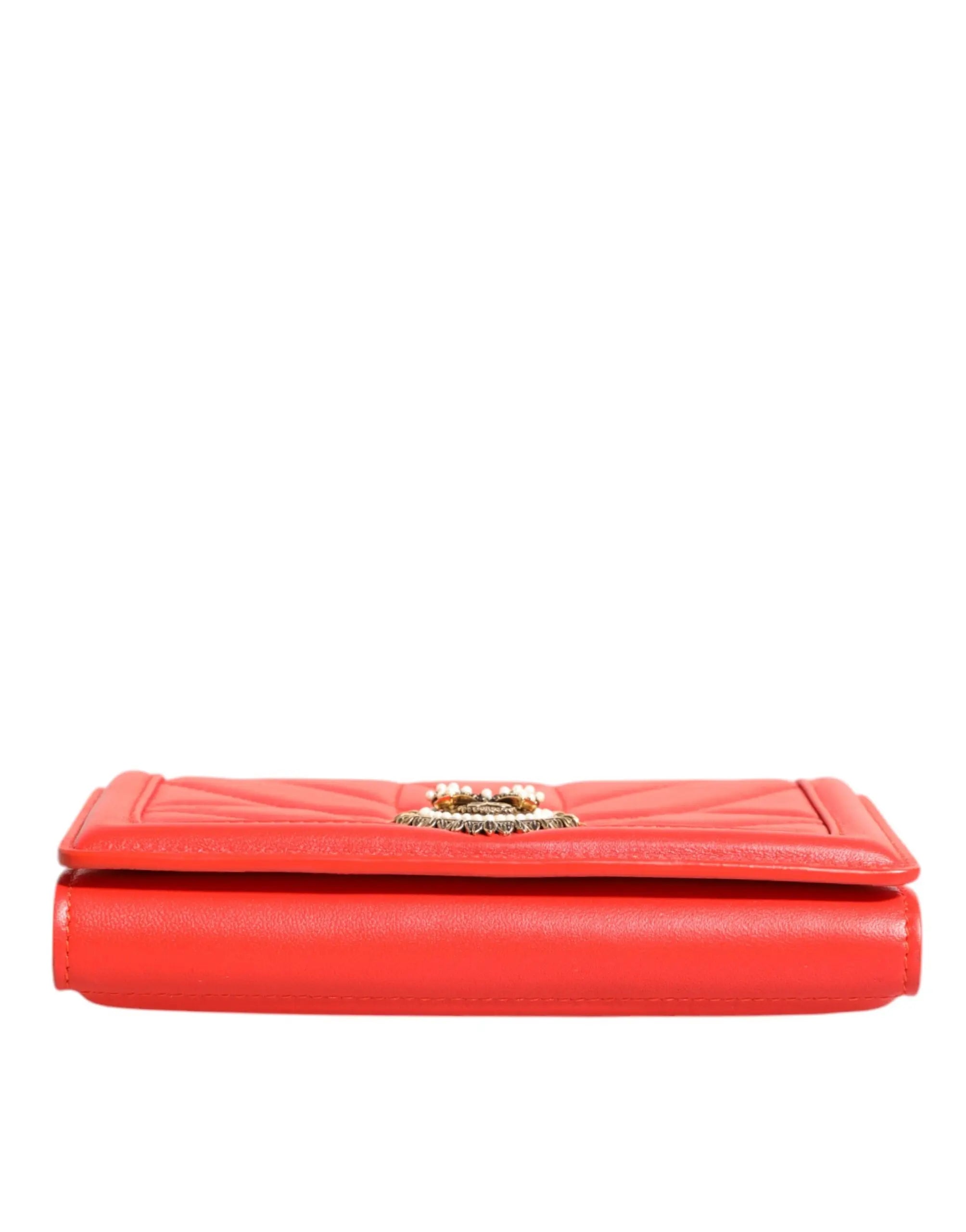 Sac à main Dolce & Gabbana Devotion rouge Dolce & Gabbana