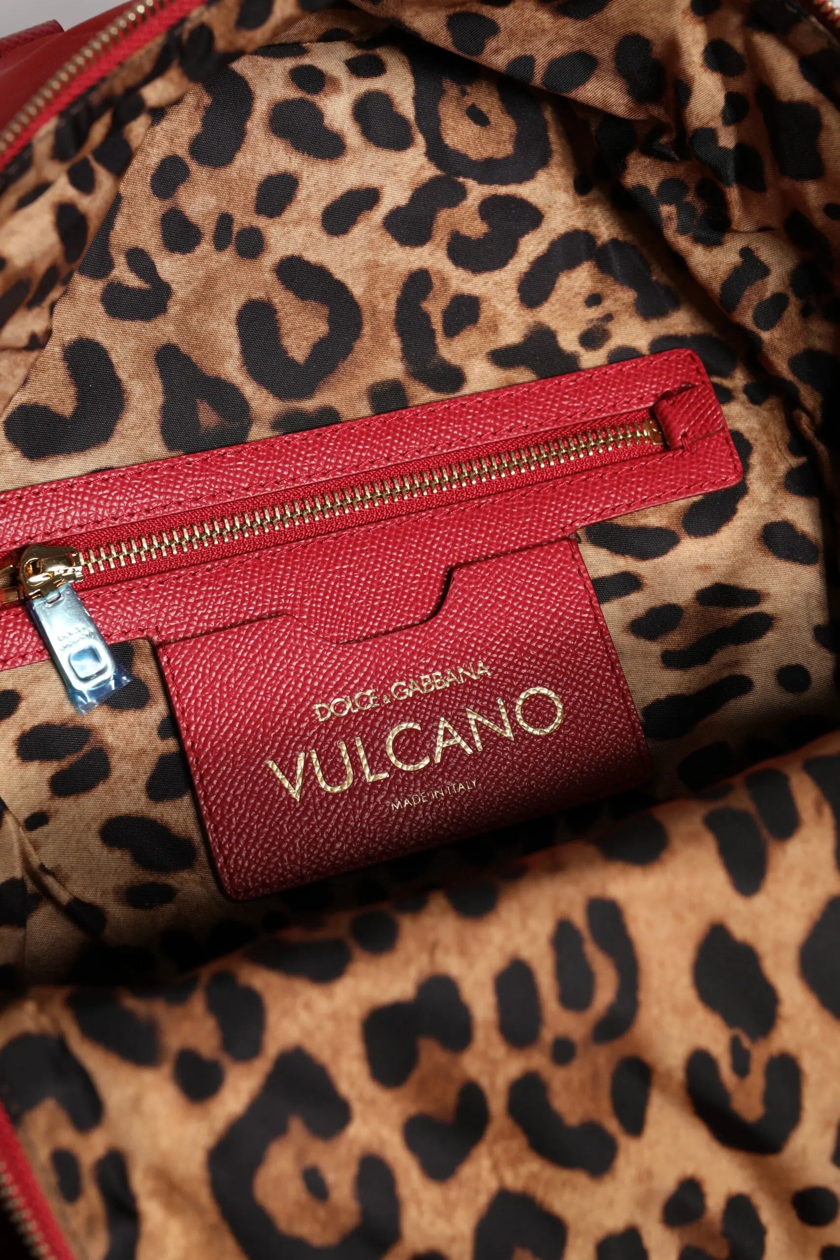 Sac à dos Dolce & Gabbana VULCANO rouge Dolce & Gabbana