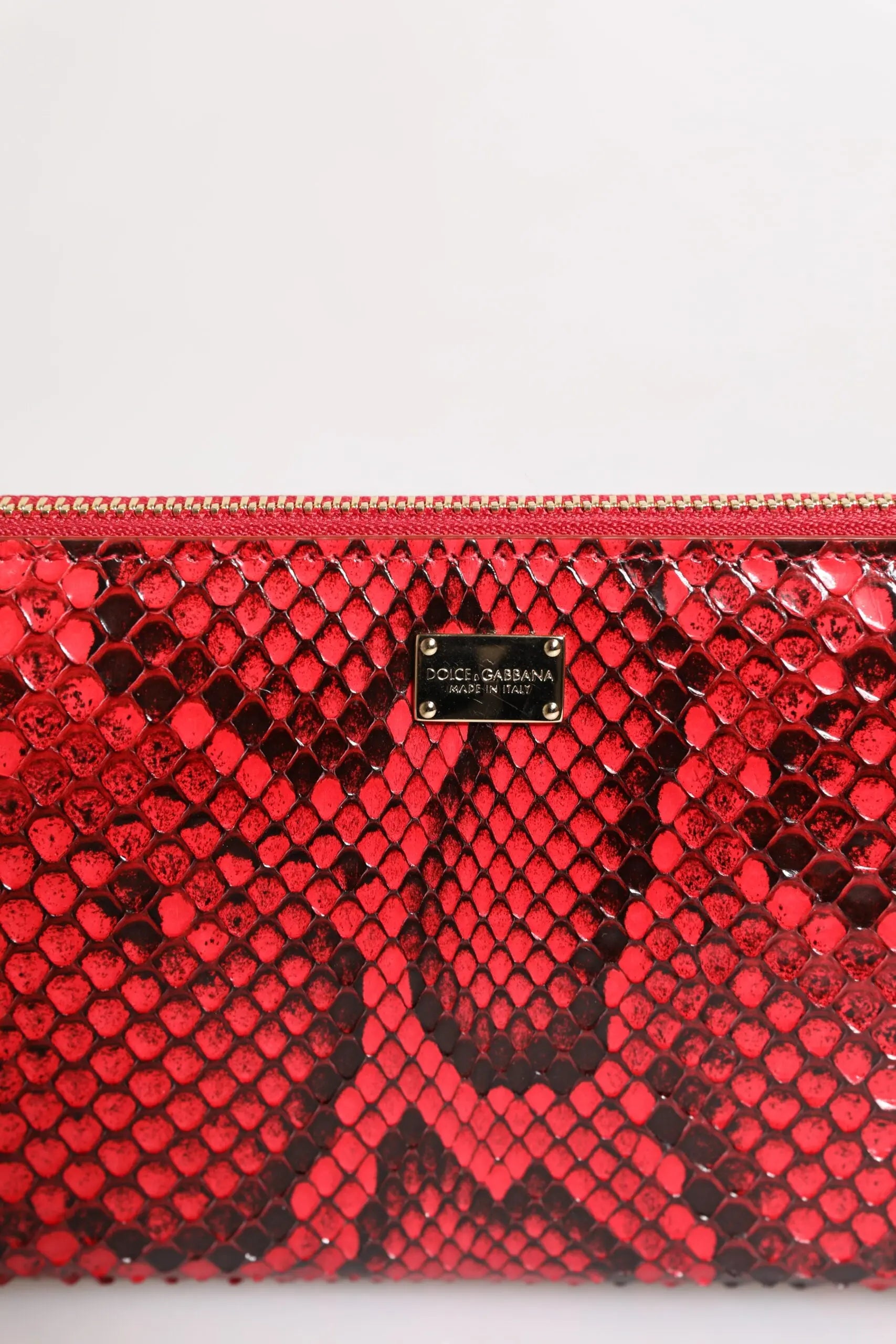 Portefeuille Dolce & Gabbana Continental rouge Dolce & Gabbana