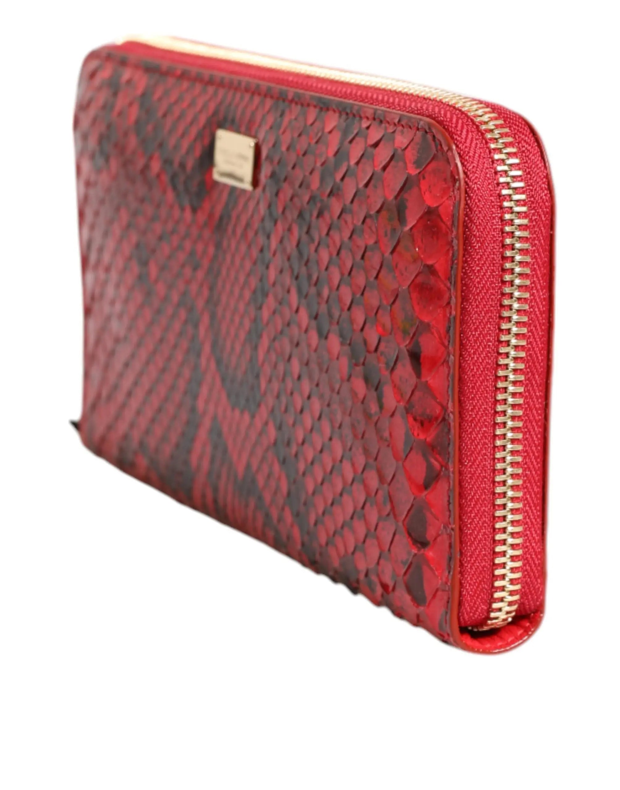 Portefeuille Dolce & Gabbana Continental rouge Dolce & Gabbana