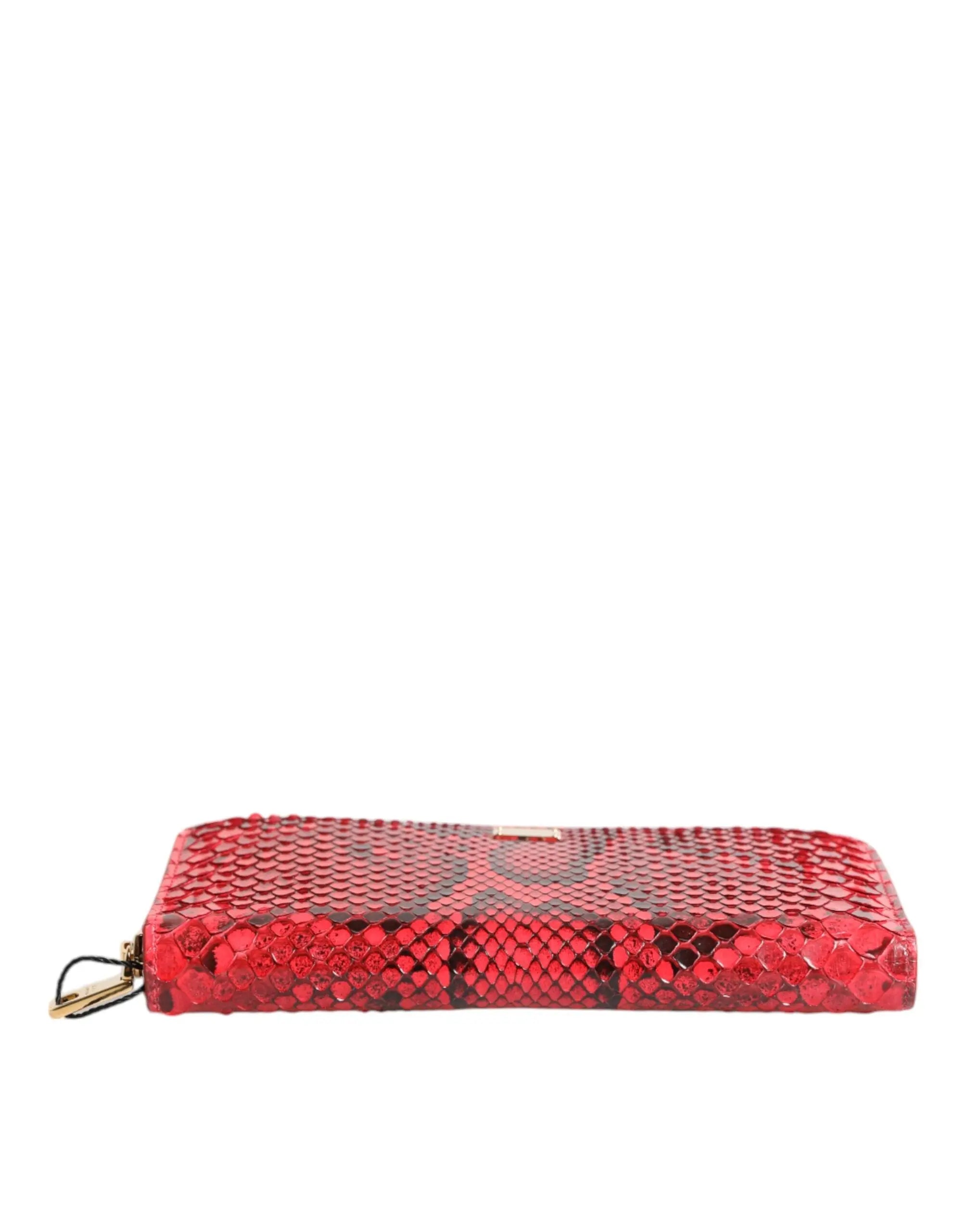 Portefeuille Dolce & Gabbana Continental rouge Dolce & Gabbana