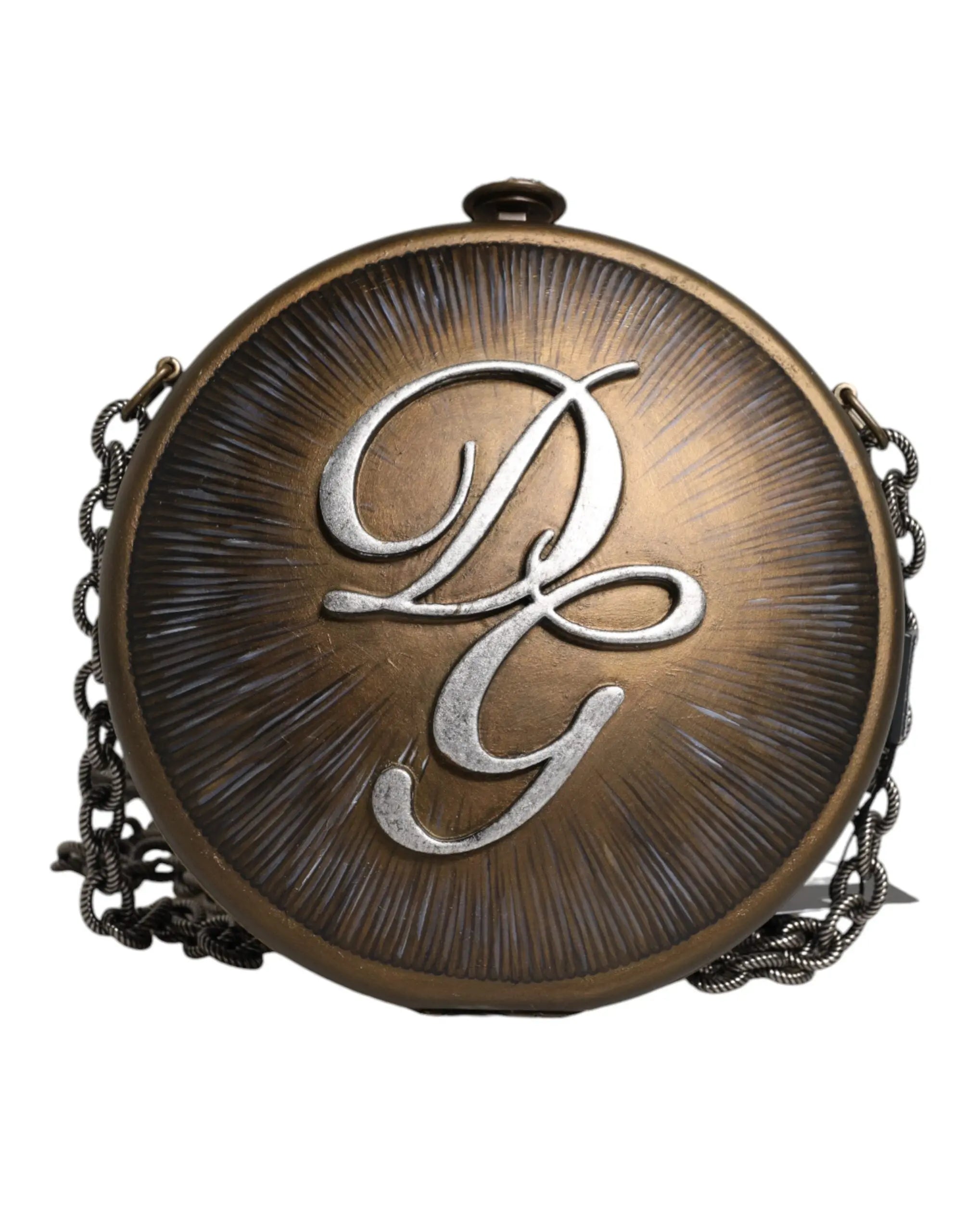 Sac Dolce & Gabbana DG Crown doré Dolce & Gabbana