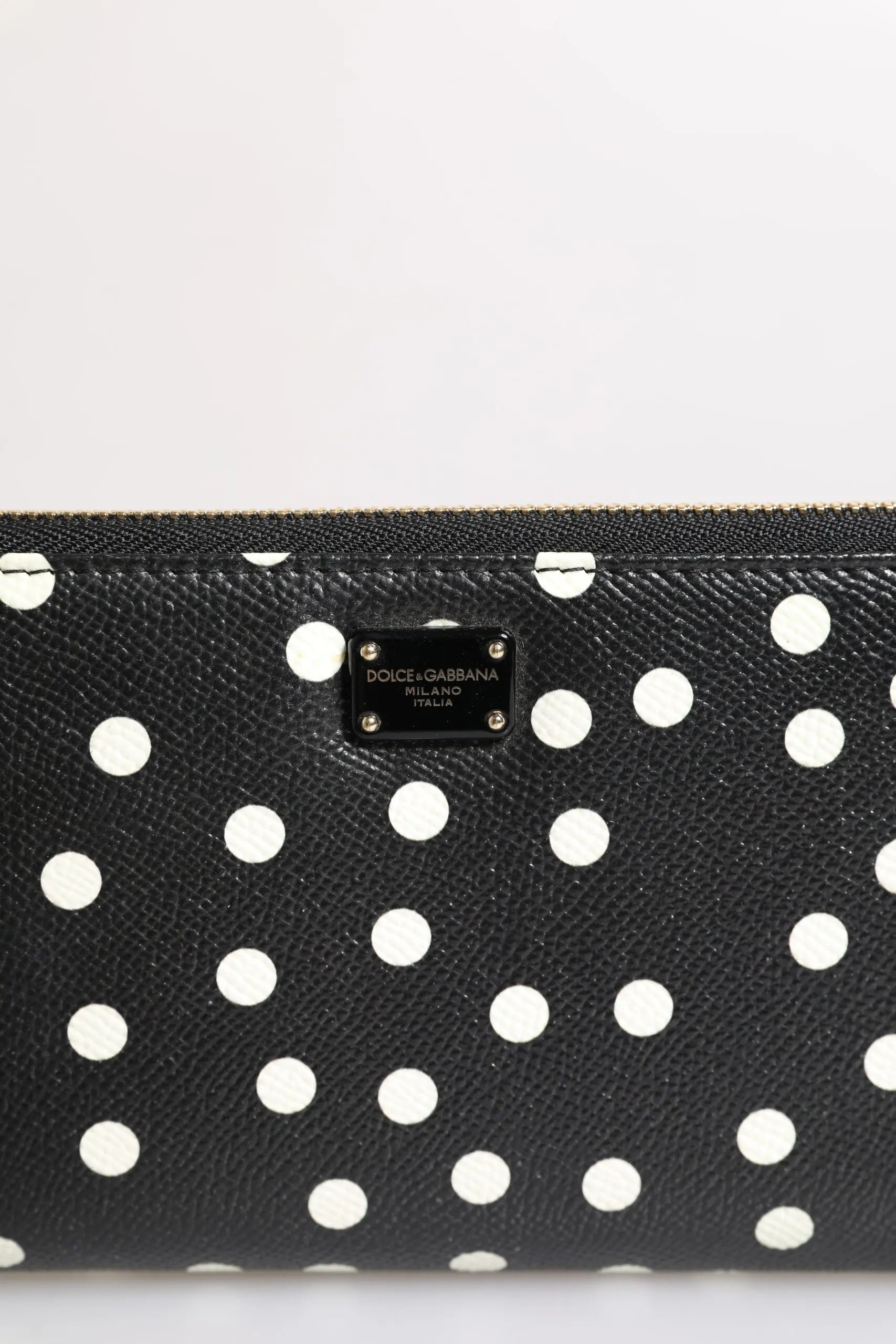 Portefeuille Dolce & Gabbana Continental noir et blanc Dolce & Gabbana