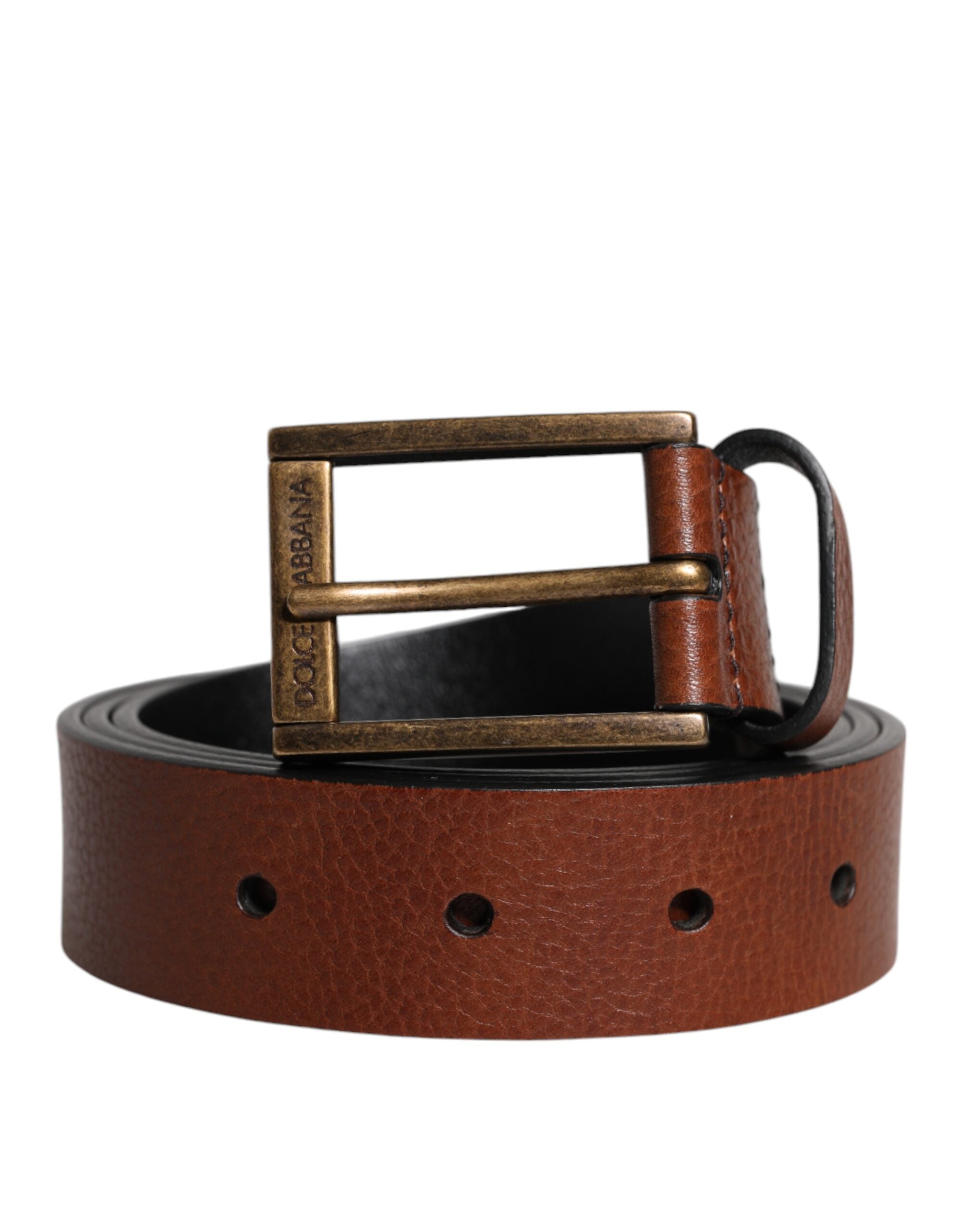 Ceinture Dolce & Gabbana en cuir marron