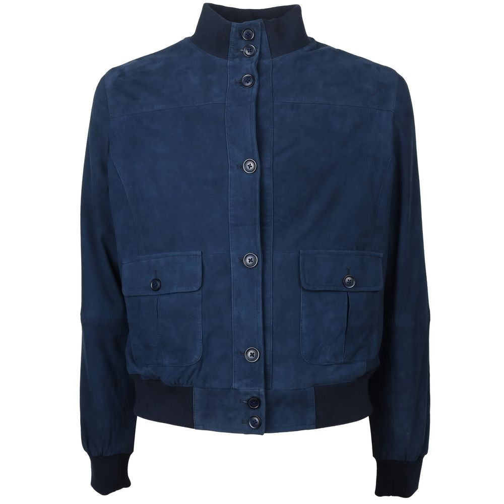 Veste bomber Emilio Romanelli bleue