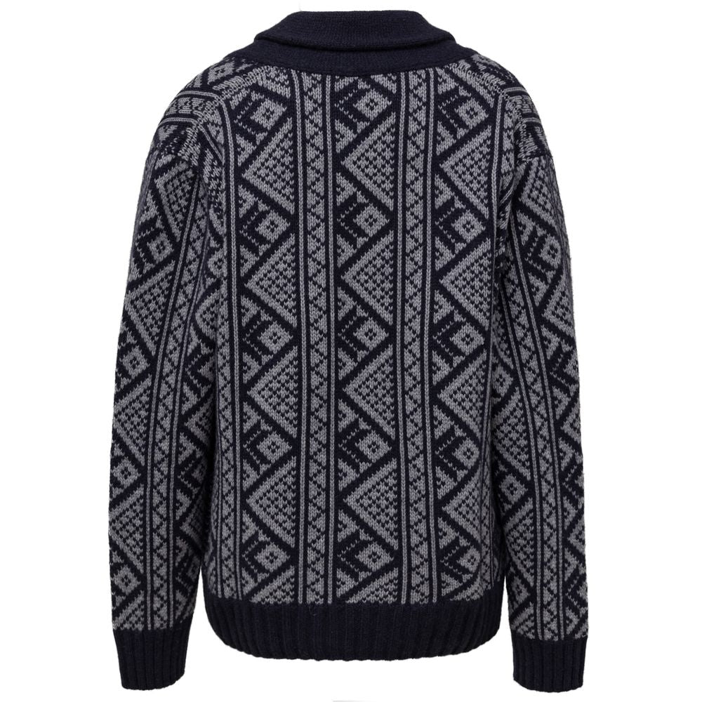 Cardigan Cruciani Bicolor bleu gris