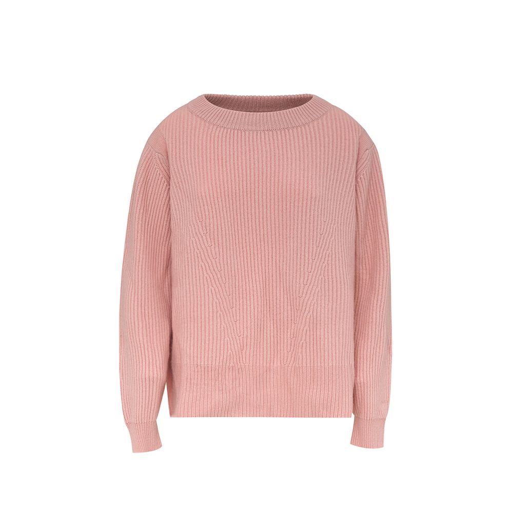 Haut Malo en cachemire rose
