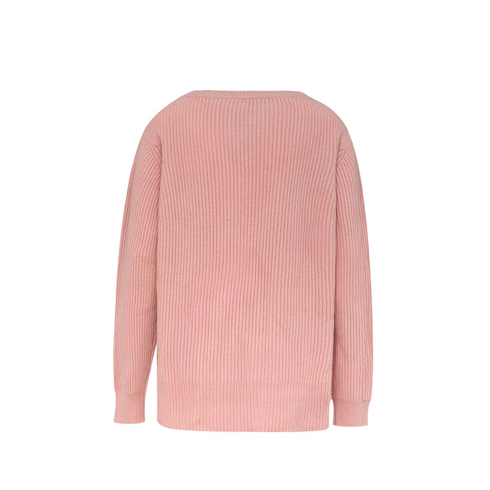 Haut Malo en cachemire rose