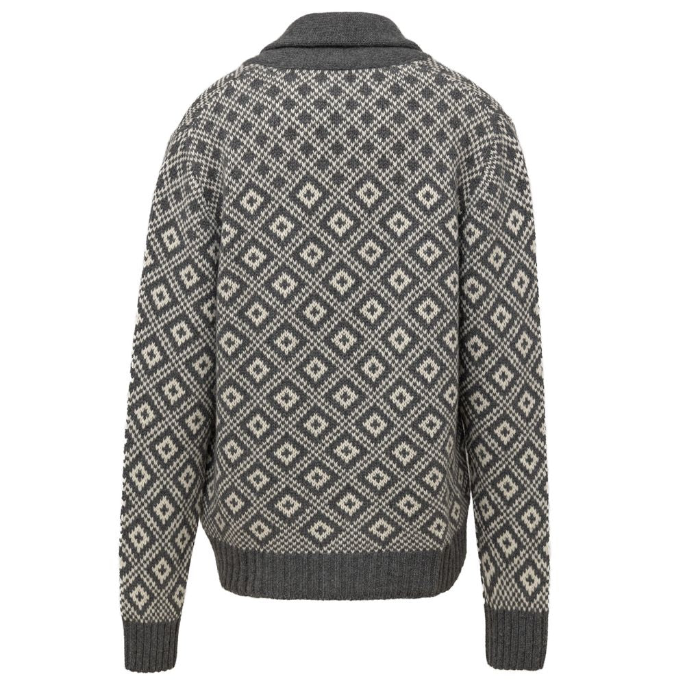 Gilet Cruciani bicolore gris