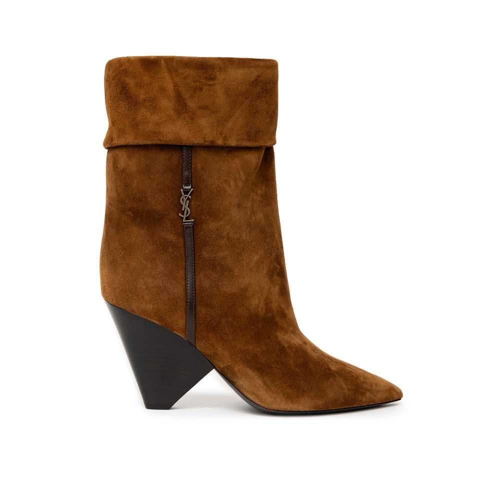 Bottines Saint Laurent Niki tabacco