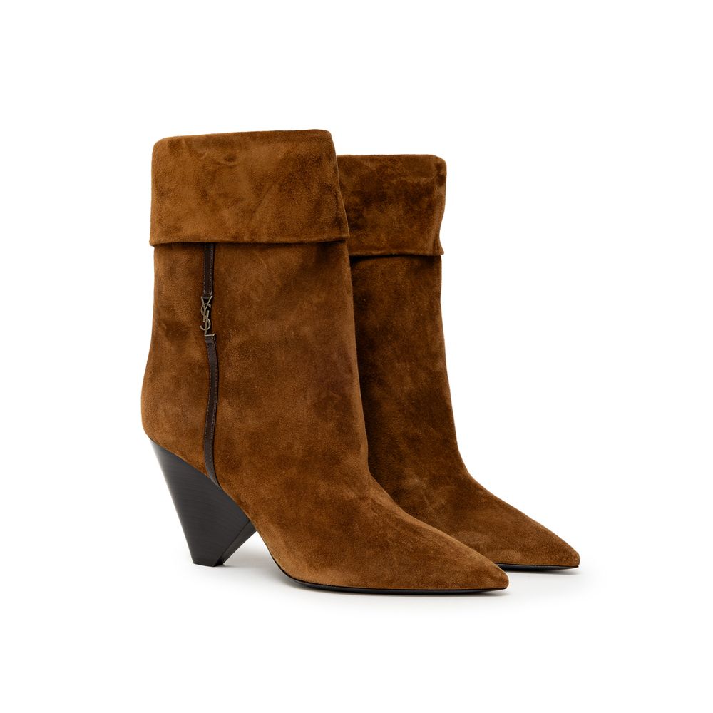 Bottines Saint Laurent Niki tabacco