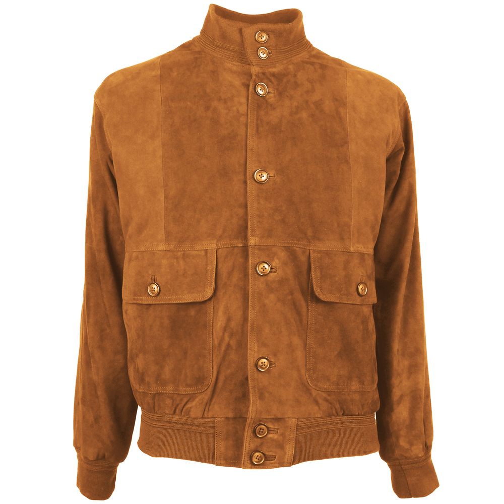 Blouson Emilio Romanelli bomber marron