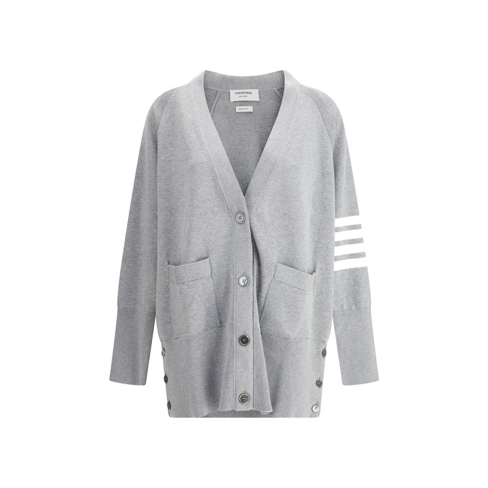 Cardigan Thom Browne oversize gris