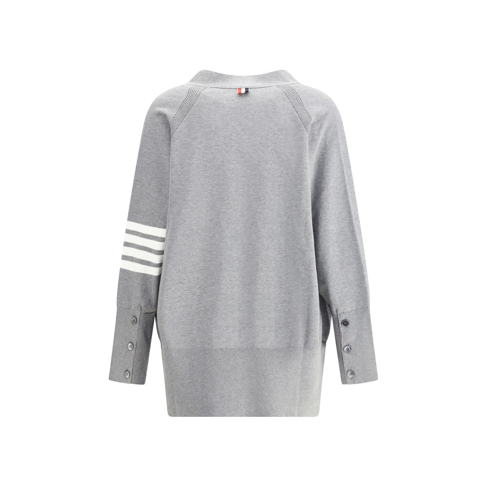 Cardigan Thom Browne oversize gris