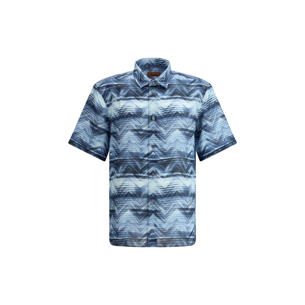 Chemise Missoni à motifs ZigZag multicolores