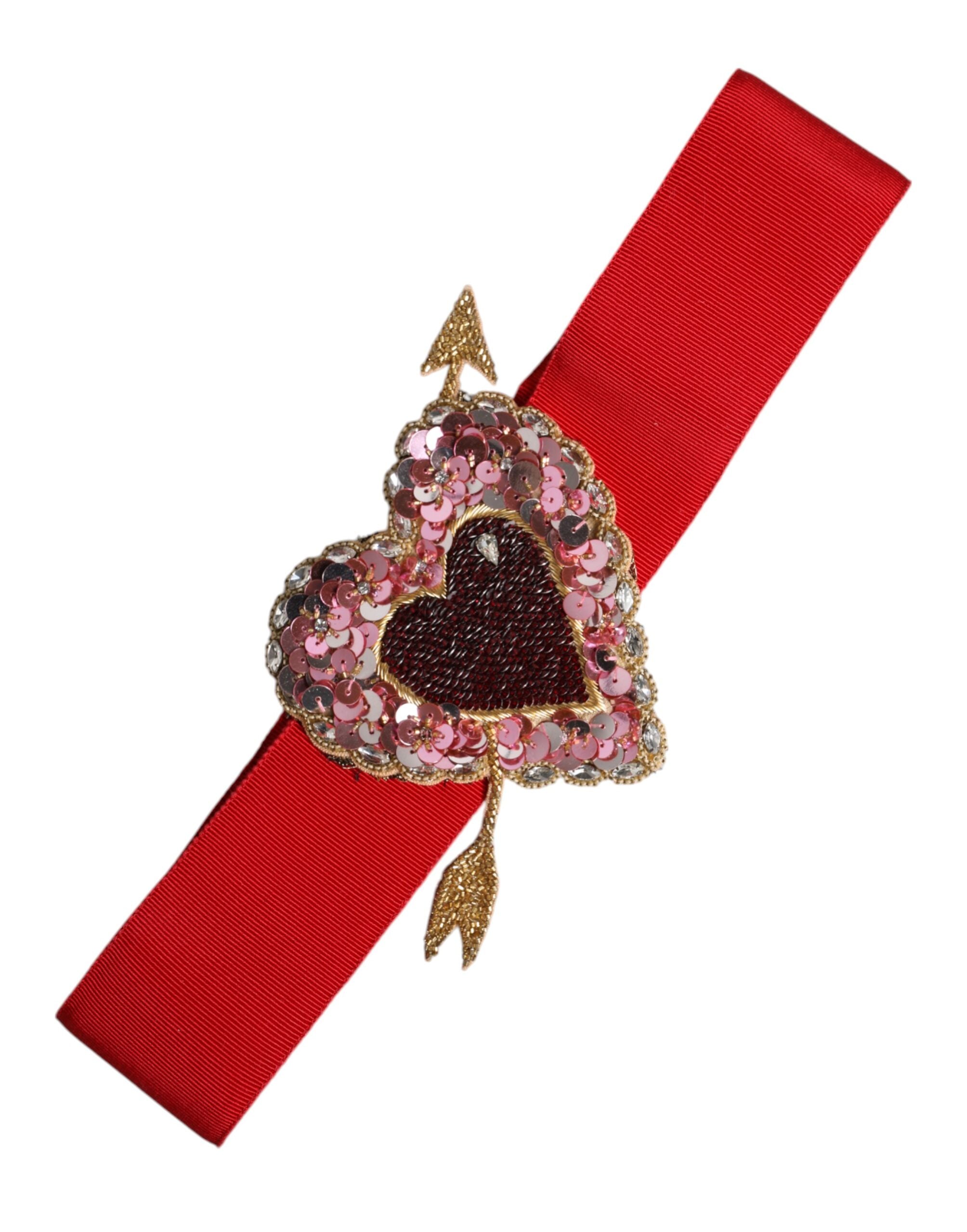 Ceinture Dolce & Gabbana rouge
