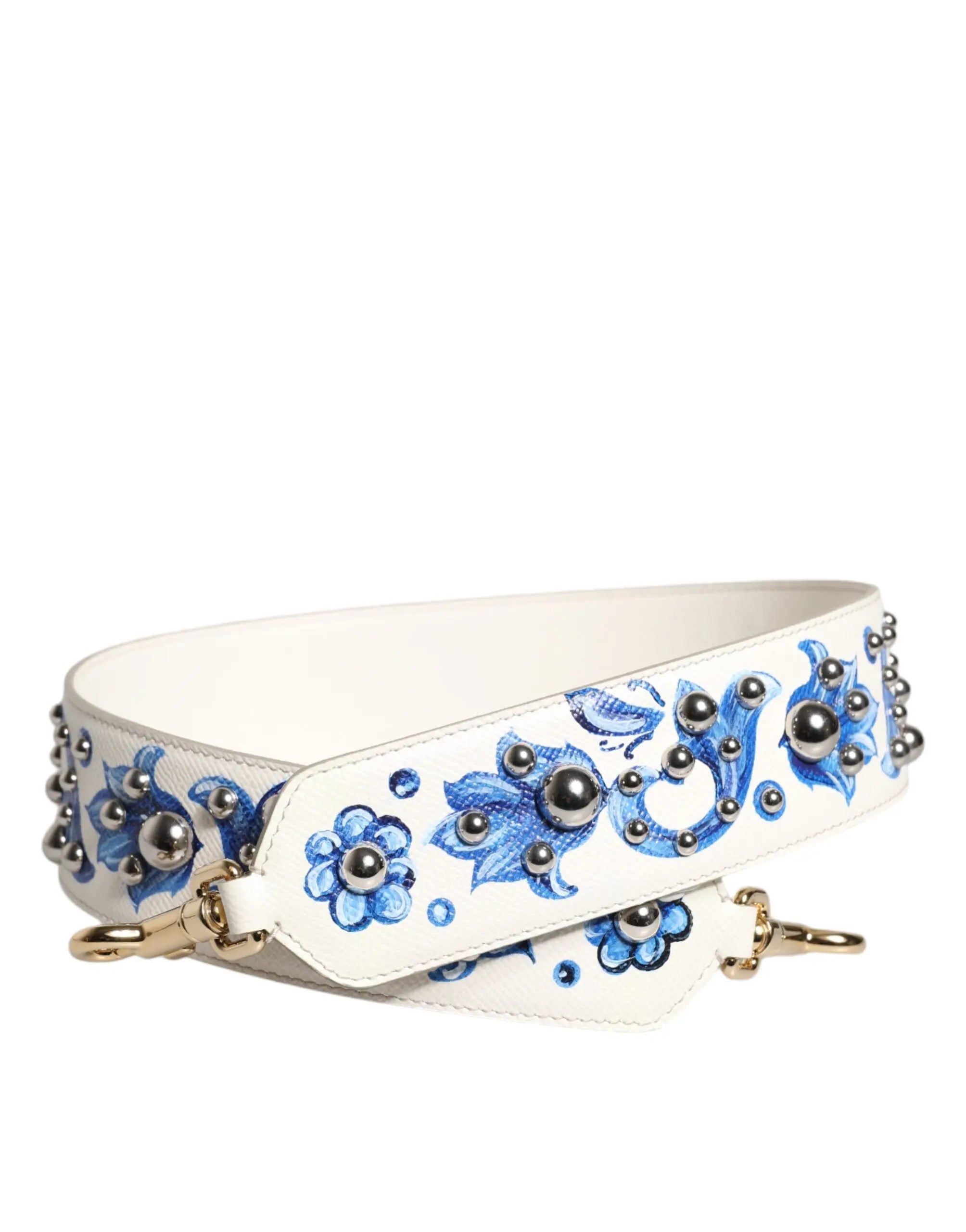 Sangle Dolce & Gabbana Floral bleue Dolce & Gabbana