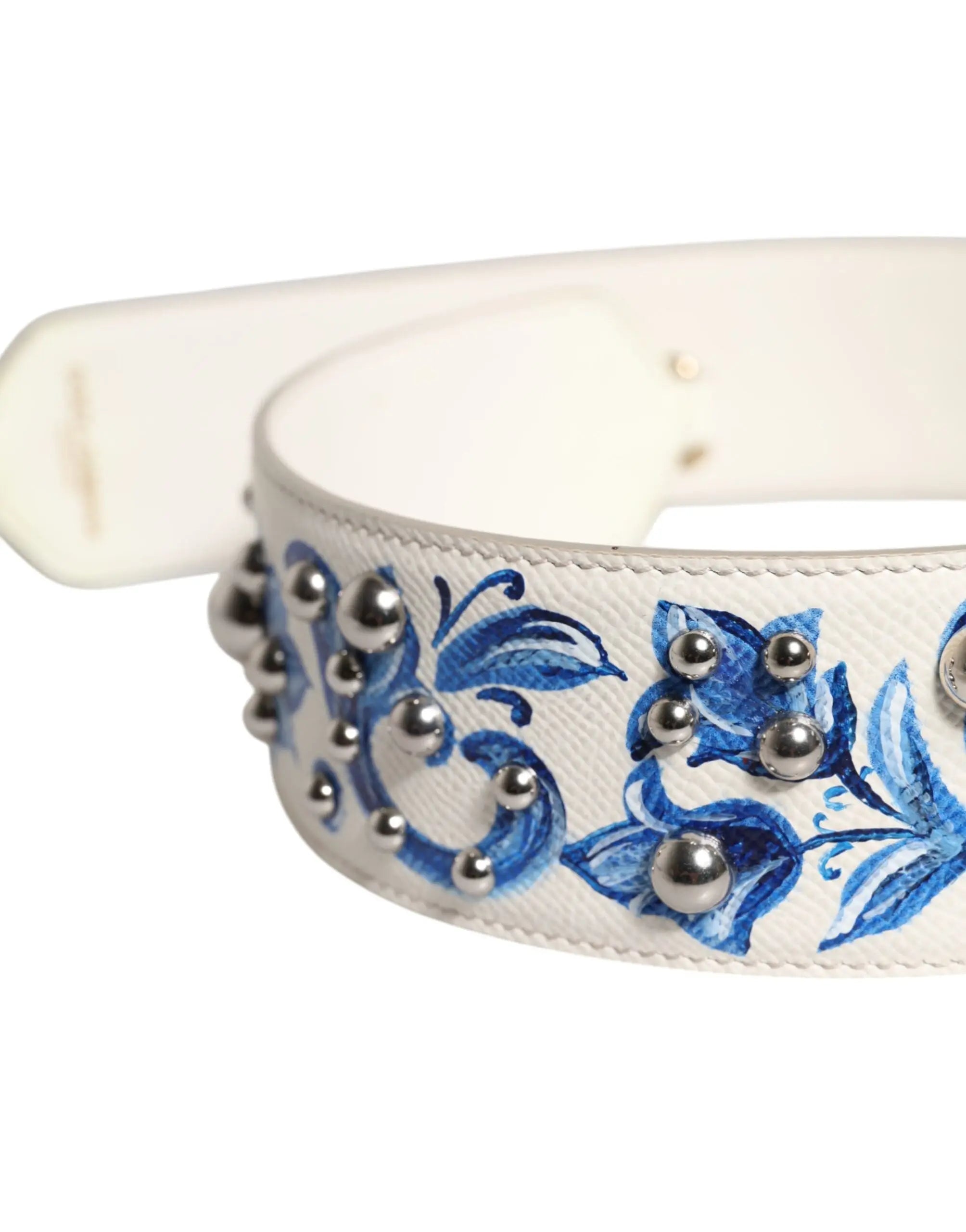 Sangle Dolce & Gabbana Floral bleue Dolce & Gabbana