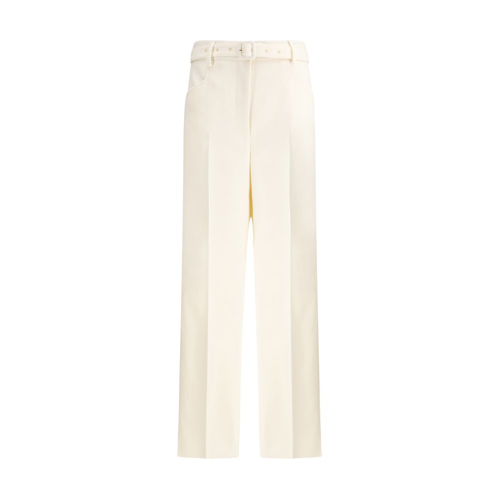 Pantalons Gabriela Hearst Norman noirs
