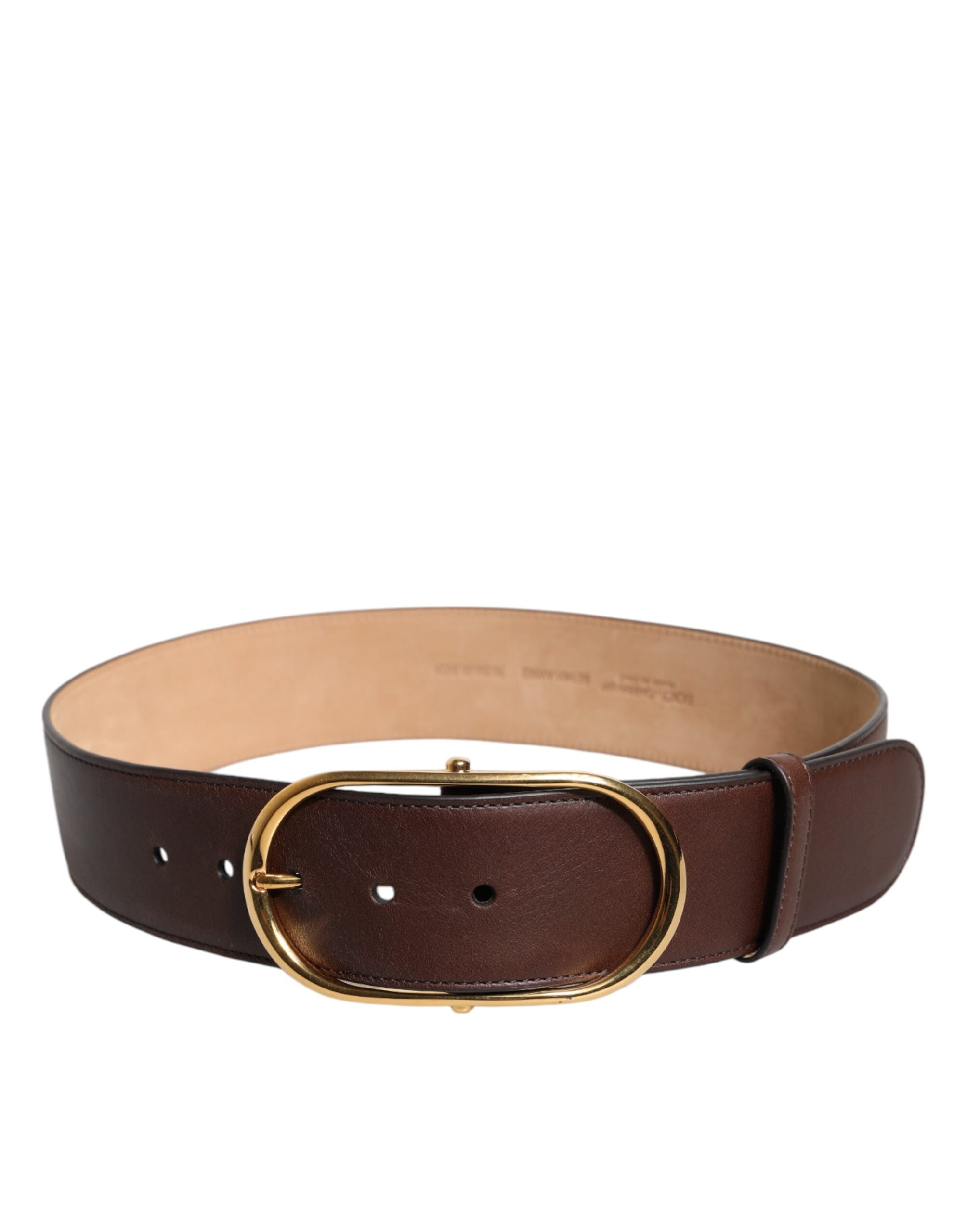 Ceinture Dolce & Gabbana en cuir marron